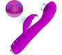 Pretty Love C-Type PRETTY LOVE - RACHEL RECHARGEABLE VIBRATOR WITH PURPLE SUCTION CUP