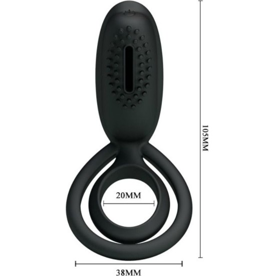 Pretty Love Male PRETTY LOVE - ESTHER VIBRATING RING WITH STIMULATOR