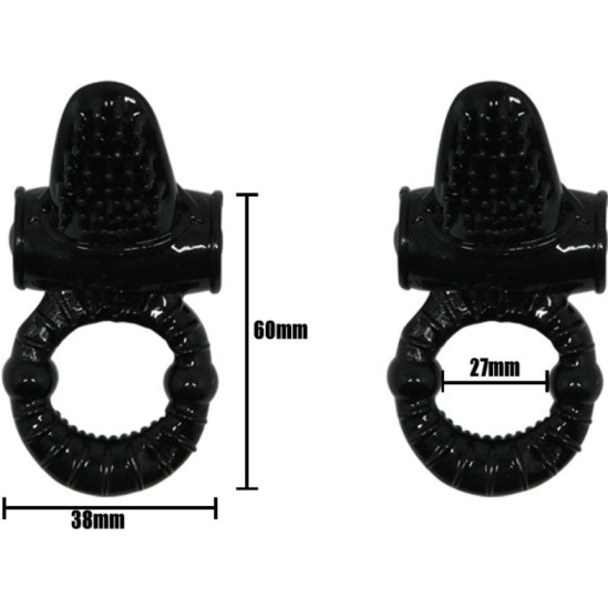 Baile For Him BAILE - SWEET RING VIBRATING RING WITH TEXTURED RABBIT