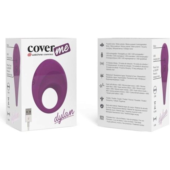 Coverme DYLAN RECHARGEABLE RING COMPATIBLE WITH WATCHME WIRELESS TECHNOLOGY