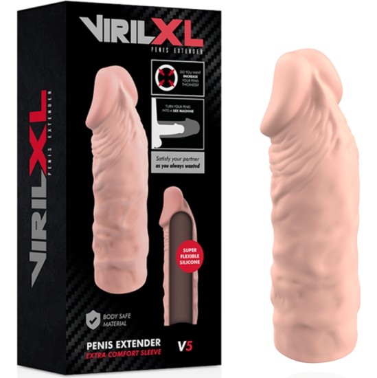 Virilxl LIQUID SILICONE V5 NATURAL PENIS EXTENSION