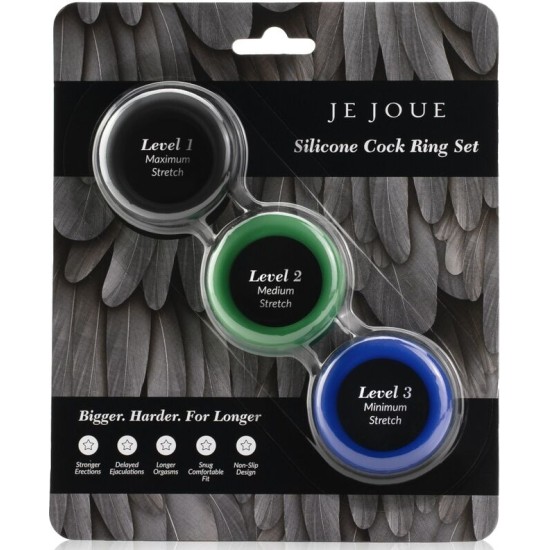 Je Joue SILICONE SET SILICONE PENIS RINGS