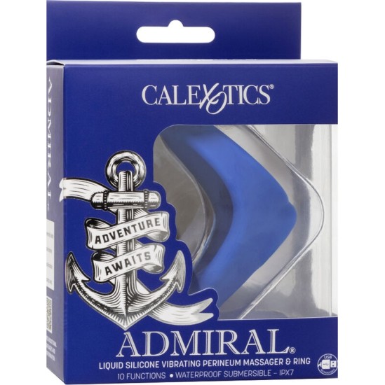 Calexotics ADMIRAL PERINEUM MASSAGER BLUE