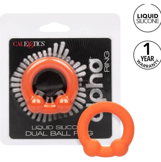 Calexotics ALPHA DUAL BALL RING ORANGE