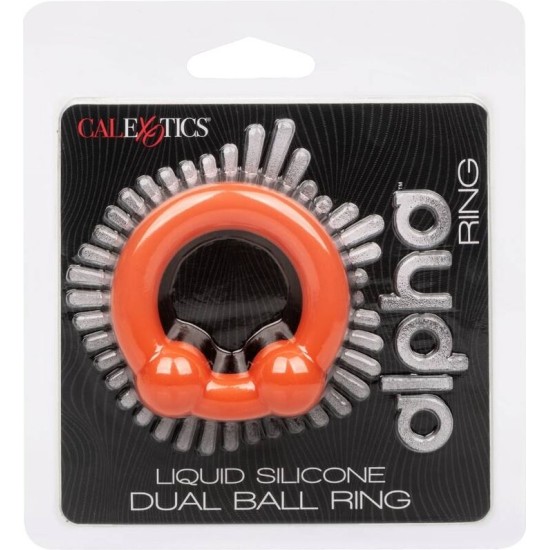 Calexotics ALPHA DUAL BALL RING ORANGE