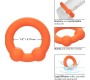 Calexotics ALPHA DUAL BALL RING ORANGE