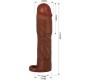 Pretty Love GERD PENIS SLEEVE WITH 7.6 CM EXTENSION MULATTO