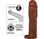 Pretty Love GERD PENIS SLEEVE WITH 7.6 CM EXTENSION MULATTO