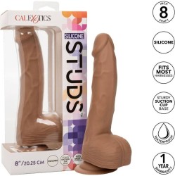 Calexotics SILICONE STUDS 20.32 CM BROWN