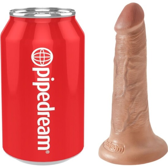 King Cock REALISTIC PENIS 12 CM CARAMEL