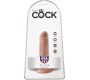 King Cock REALISTIC PENIS 12 CM CARAMEL