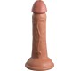 King Cock ELITE REALISTIC SILICONE DILDO 15.2 CM CARAMEL
