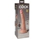 King Cock ELITE REALISTIC DILDO VIBRATOR & SILICONE REMOTE CONTROL 17.8 CM