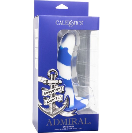 Calexotics ADMIRAL SWIRL DILDO FLEXIBLE