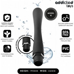 Addicted Toys ANAL CLEANER WITH UNIVERSAL ADAPTER MODEL 4