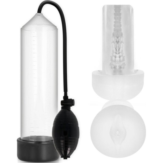 Pump Addicted RX3 TRANSPARENT WITH PLEASURE SLEEVE