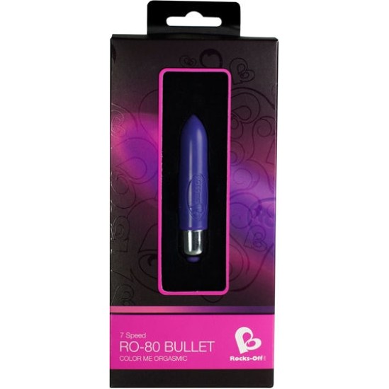 Rocks-Off RO-80 MM COLOR CHANGIN VIBRATING BULLET 7 V