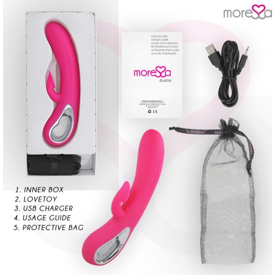 Moressa DUSTIN CLITORAL SUCTION AND POWERFUL VIBRATION PREMIUM SILICONE RECHARGEABLE