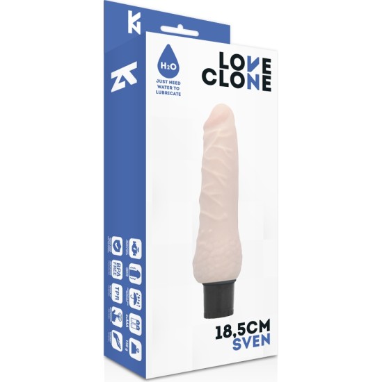 Loveclone SVEN SELF LUBRICATION VIBRATOR 18.5 CM -O- 3.3 CM