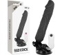 Basecock REALISTIC VIBRATOR REMOTE CONTROL BLACK 20 CM -O- 4 CM