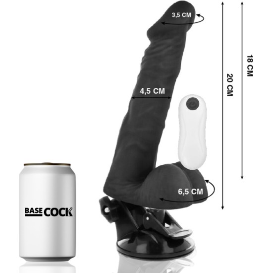 Basecock REALISTIC ARTICULABLE REMOTE CONTROL BLACK 20 CM -O- 4.5 CM