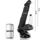 Basecock REALISTIC ARTICULABLE REMOTE CONTROL BLACK 20 CM -O- 4.5 CM