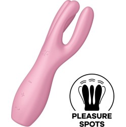 Satisfyer Vibrator SATISFYER - THREESOME 3 VIBRATOR PINK