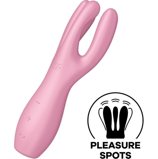 Satisfyer Vibrator SATISFYER - THREESOME 3 VIBRATOR PINK