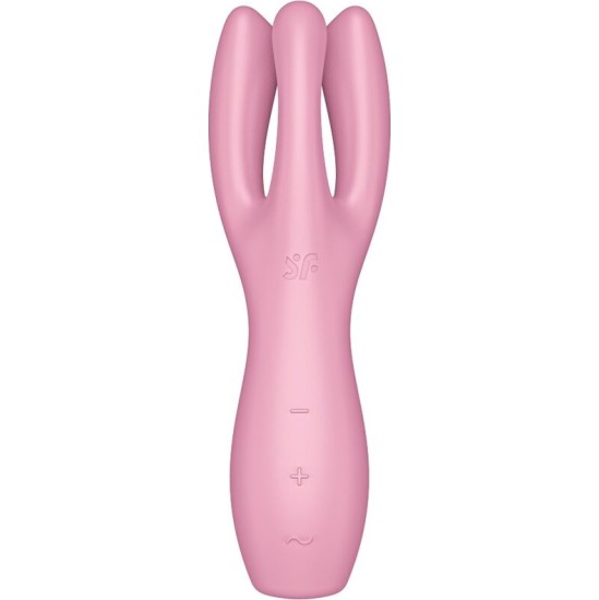 Satisfyer Vibrator SATISFYER - THREESOME 3 VIBRATOR PINK