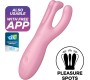 Satisfyer Connect SATISFYER - THREESOME 4 VIBRATOR APP PINK