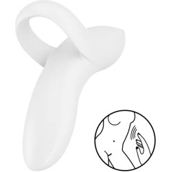 Satisfyer Vibrator SATISFYER - BOLD LOVER FINGER VIBRATOR WHITE