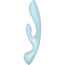 Satisfyer Vibrator SATISFYER - TRIPLE OH HYBRID VIBRATION BLUE