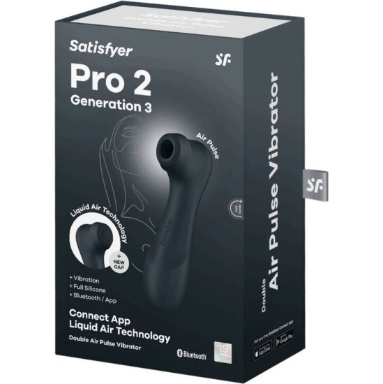 Satisfyer Air Pulse SATISFYER - PRO 2 GENERACI&Oacute;N 3 BLACK BLUETOOTH & APP