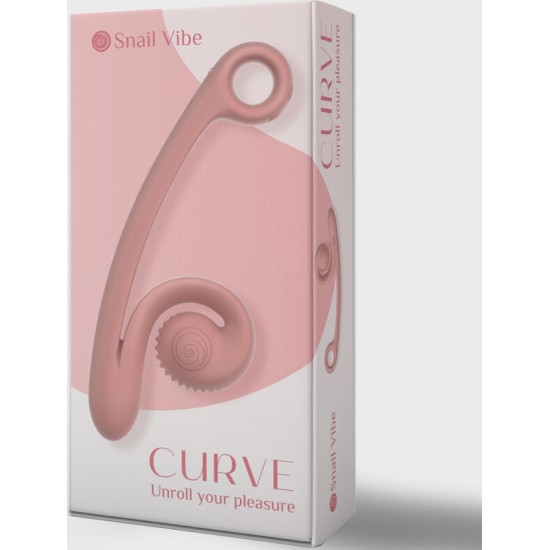 Snail Vibe CURVE VIBRATOR PEACH