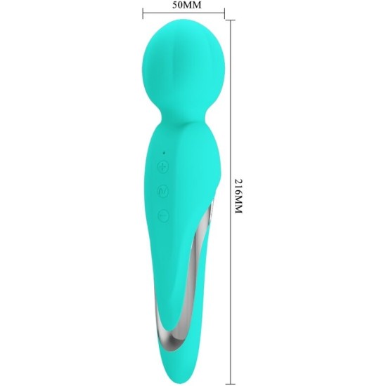 Pretty Love Flirtation PRETTY LOVE - WALTER VIBRATOR WAND AQUA GREEN