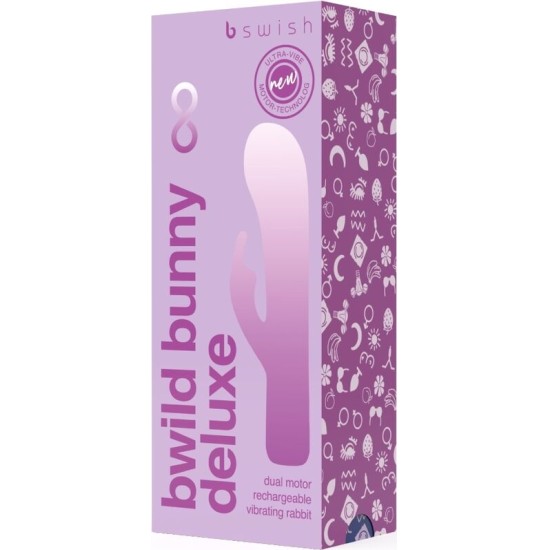 B Swish BWILD BUNNY INFINITE DELUXE VIBRATOR RABBIT 10 VIBRATIONS PURPLE