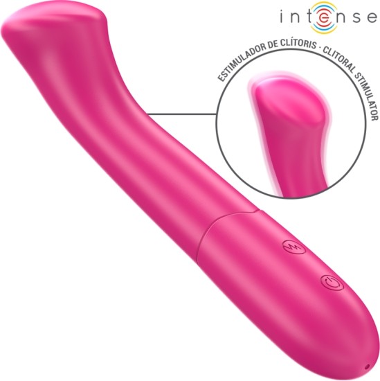 Intense Fun INTENSE - PATY VIBRATOR 19 CM FLEXIBLE 10 VIBRATIONS MODEL 2 PINK
