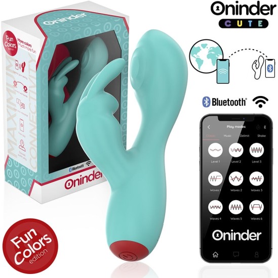 Oninder Cute LOVE BUNNY G-SPOT CLITORAL VIBRATOR - FREE WORLDWIDE APP