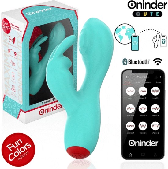 Oninder Cute LOVE BUNNY G-SPOT CLITORAL VIBRATOR - FREE WORLDWIDE APP