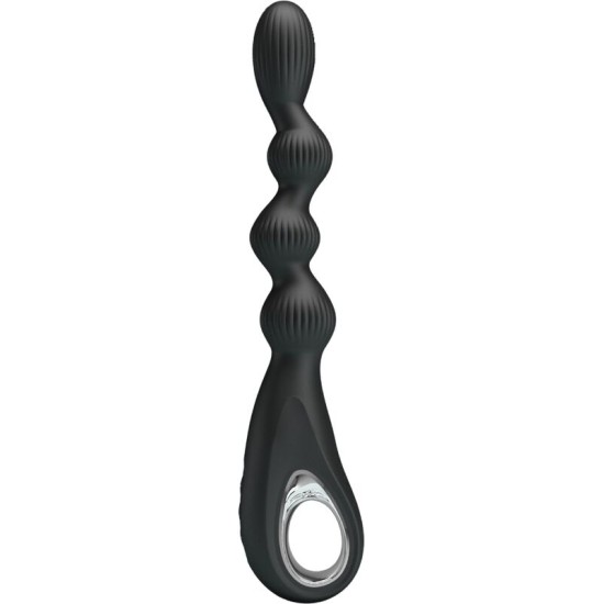 Pretty Love FEDERER ANAL VIBRATOR 12 VIBRATIONS BLACK