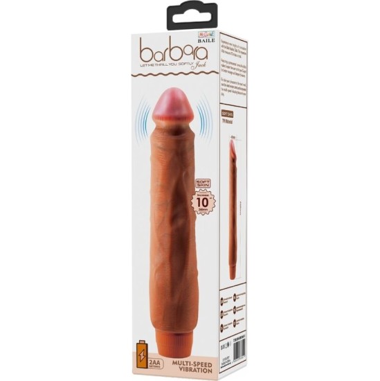 Baile JACK REALISTIC VIBRATOR 26 CM MULATTO