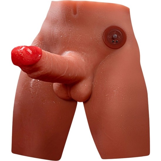 Xise JASON REALISTIC DILDO MASTURBATOR WITH THRUSTING AND VIBRATION 17 CM