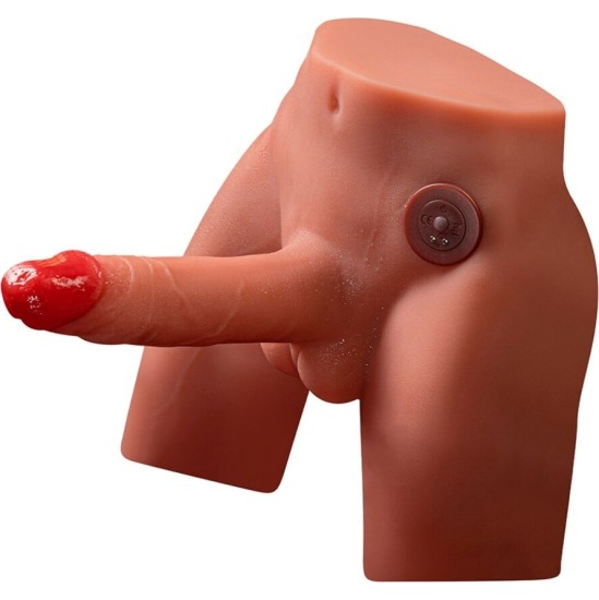 Xise JASON REALISTIC DILDO MASTURBATOR WITH THRUSTING AND VIBRATION 17 CM