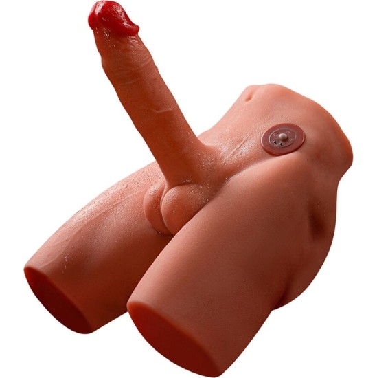 Xise JASON REALISTIC DILDO MASTURBATOR WITH THRUSTING AND VIBRATION 17 CM