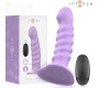 Intense Fun INTENSE - BRENDA VIBRATOR SIZE M SPIRAL DESIGN 10 VIBRATIONS PURPLE REMOTE CONTROL