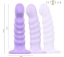 Intense Fun INTENSE - BRENDA VIBRATOR SIZE M SPIRAL DESIGN 10 VIBRATIONS PURPLE REMOTE CONTROL