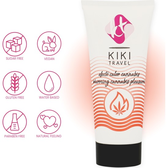 Kik&iacute; Travel CANNABIS HOT EFFECT LUBRICANT 50 ML