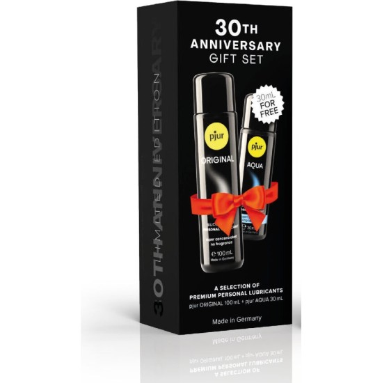 Pjur SET 30TH ANNIVERSARY ORIGINAL 100 ML + AQUA 30 ML AS A GIFT