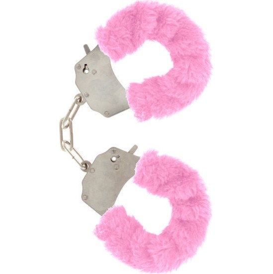 Toyjoy FURRY FUN CUFFS BONDAGE PINK