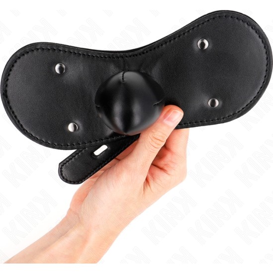 Kink Collar & Gag KINK - BALL GAG MOUTH MASK WITH LOCK ADJUSTABLE 42-60 CM
